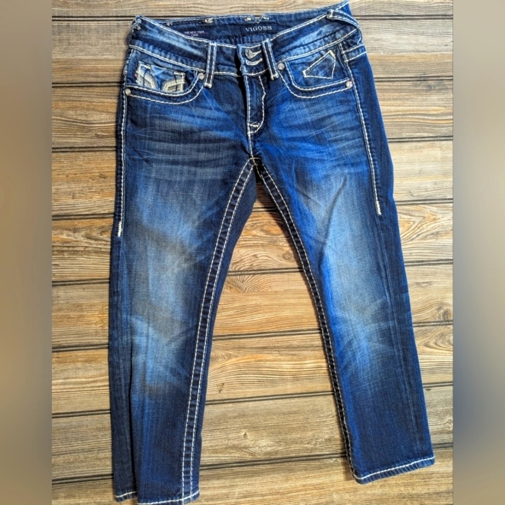 Vigoss size 26 length 21 capris The New York in excellent condition - Picture 13 of 16